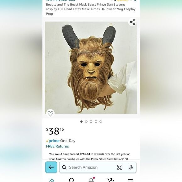 Complete Beast costume - men's small/medium - Picture 7 of 13